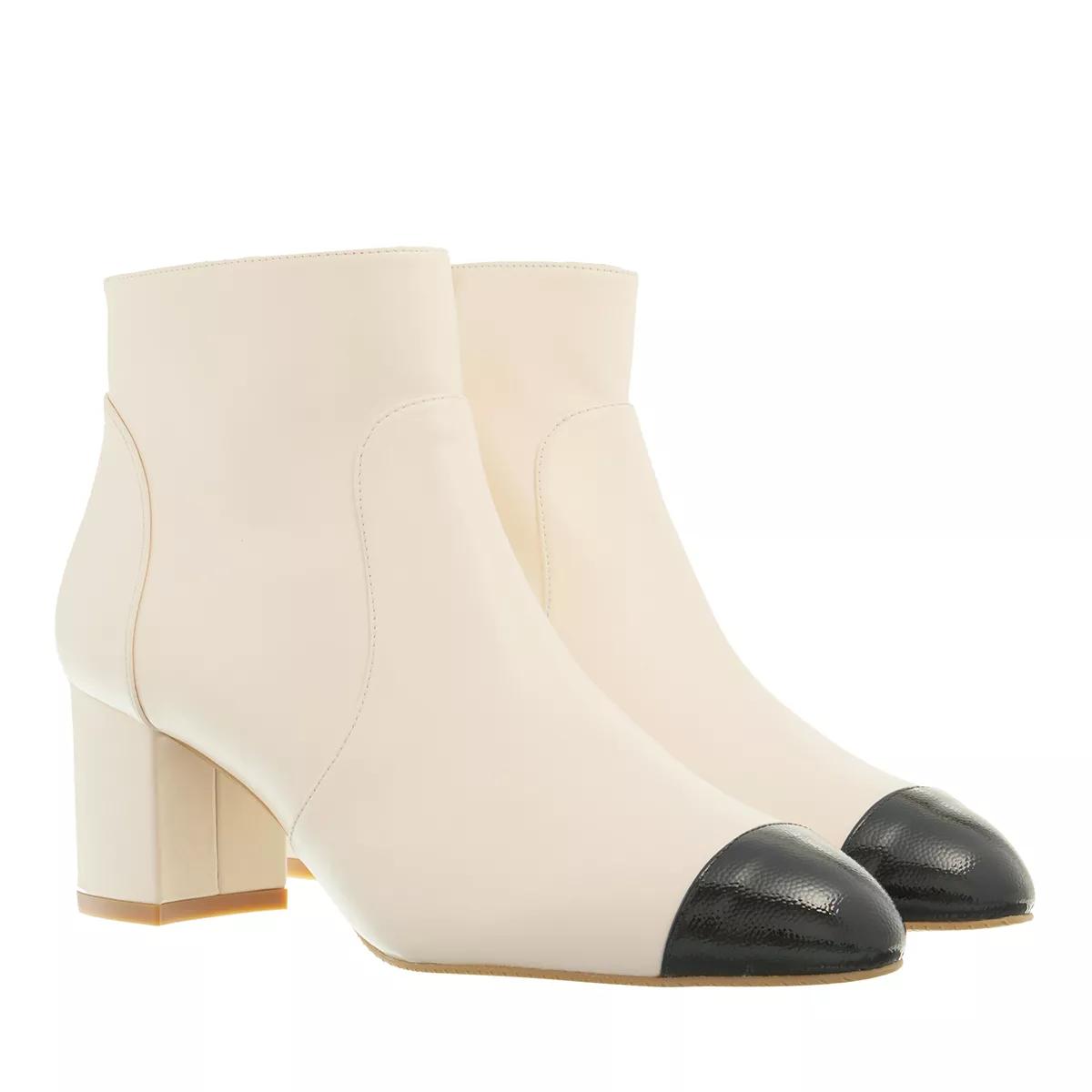 Stuart Weitzman Boots & Stiefeletten - Yuliana 60 Zip Ankle Bootie - Gr. 39 (EU) - in Creme - für Damen von Stuart Weitzman