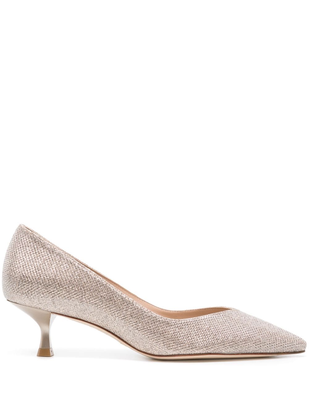 Stuart Weitzman Eva 50mm pumps - Silver von Stuart Weitzman