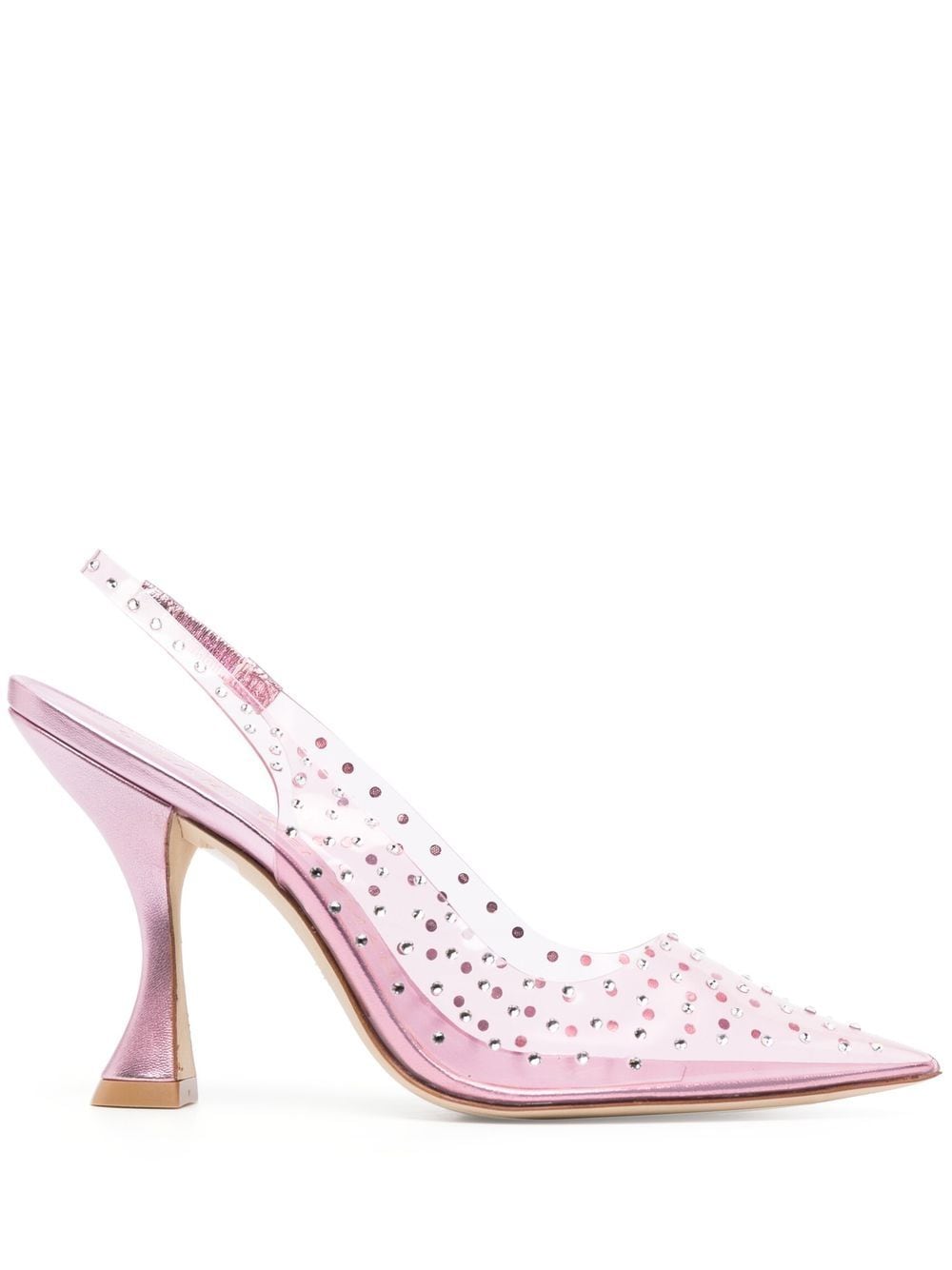 Stuart Weitzman Glam XCurve 105mm slingback pumps - Pink von Stuart Weitzman