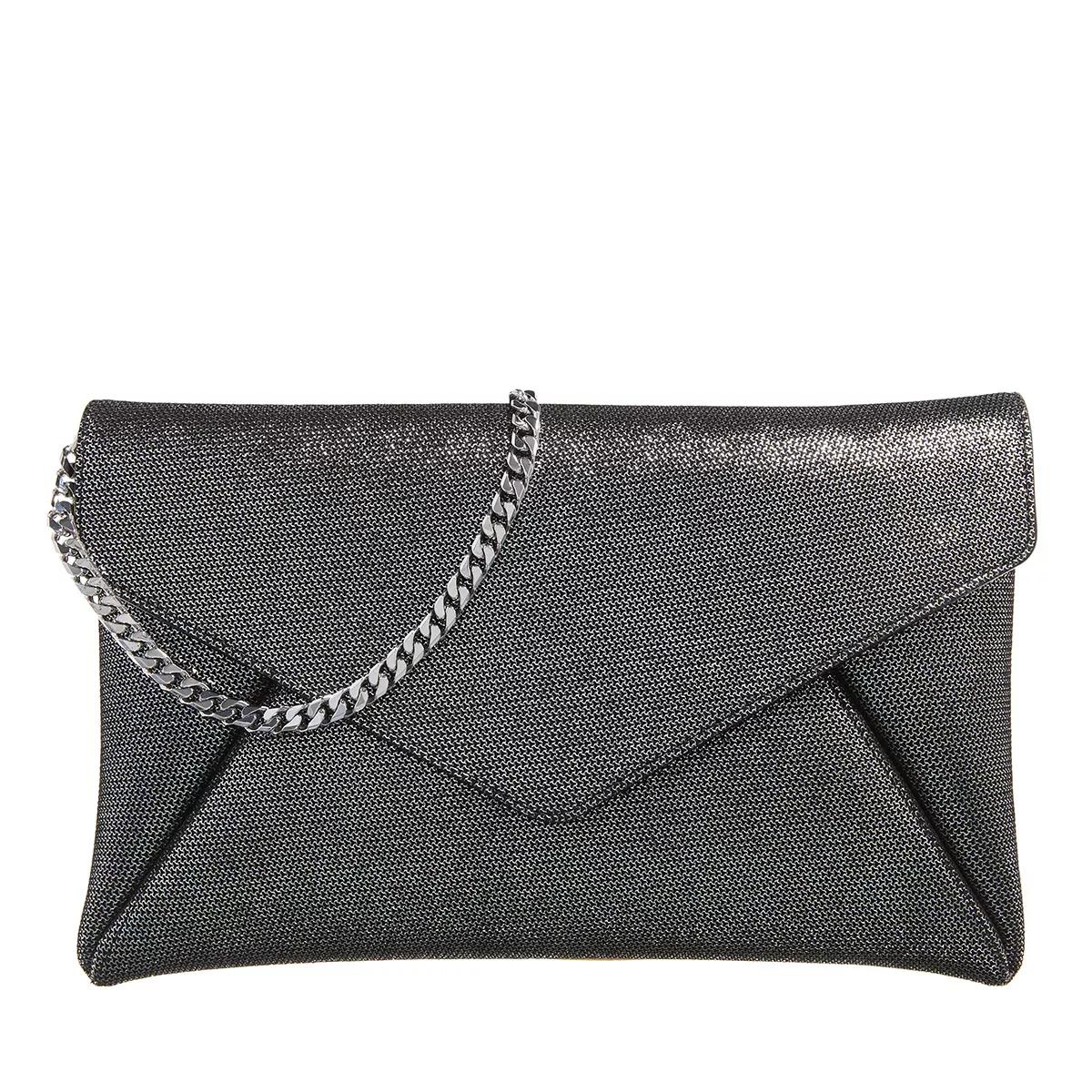 Stuart Weitzman Handtasche - The Loveletter Clutch - Gr. unisize - in Gunmetal - für Damen von Stuart Weitzman