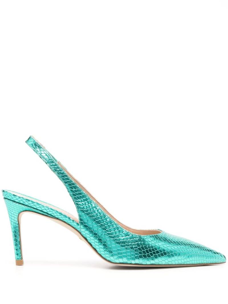 Stuart Weitzman Julia 75 slingback pumps - Blue von Stuart Weitzman