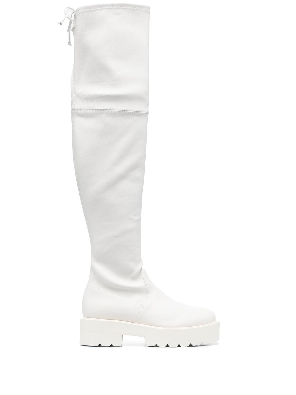 Stuart Weitzman Lowland thigh-length boots - White von Stuart Weitzman