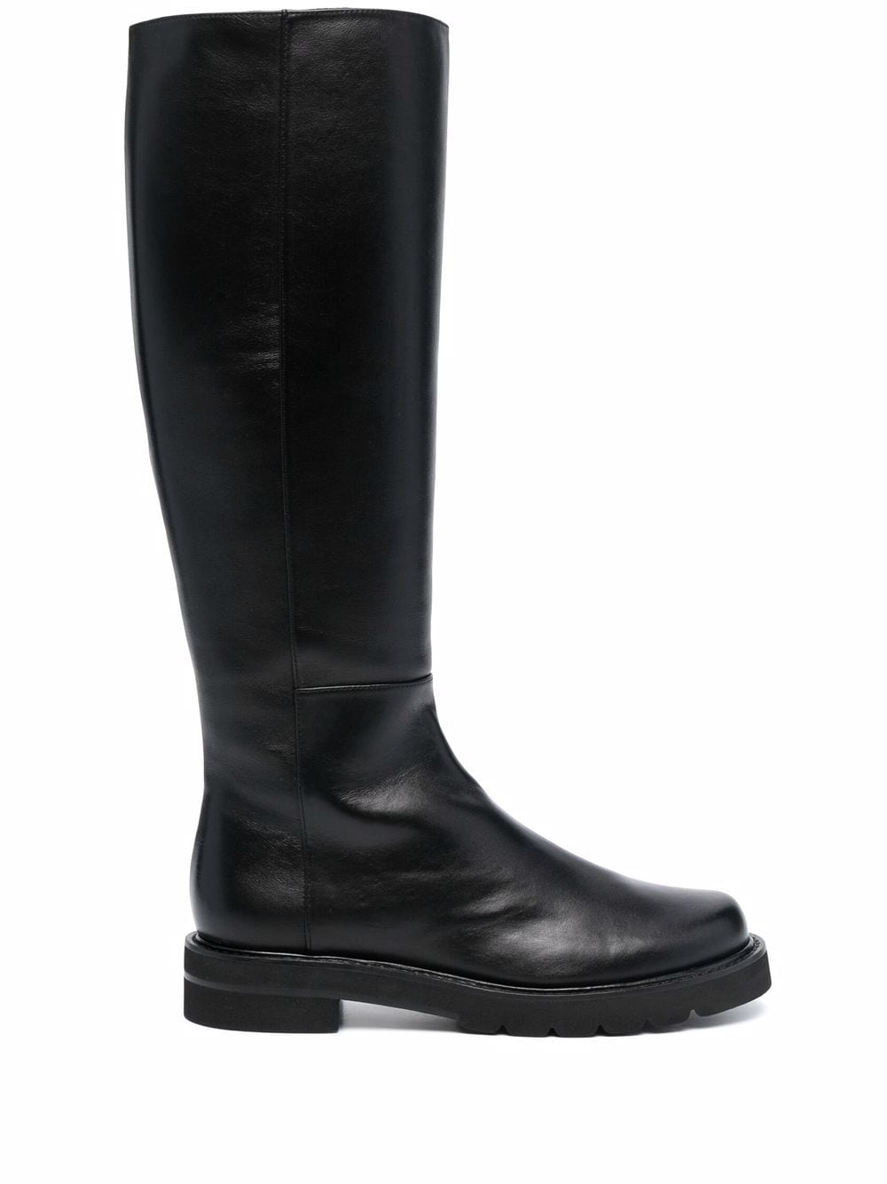 Stuart Weitzman Mila Lift leather knee boots - Black von Stuart Weitzman