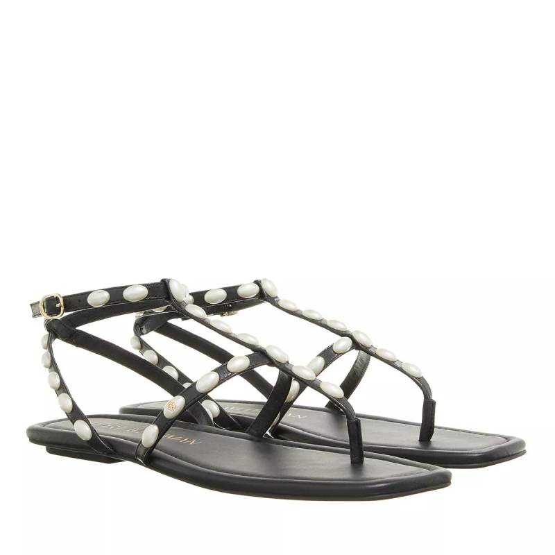 Stuart Weitzman Sandalen - Pearlita Flat Sandal - Gr. 36 (EU) - in Schwarz - für Damen von Stuart Weitzman