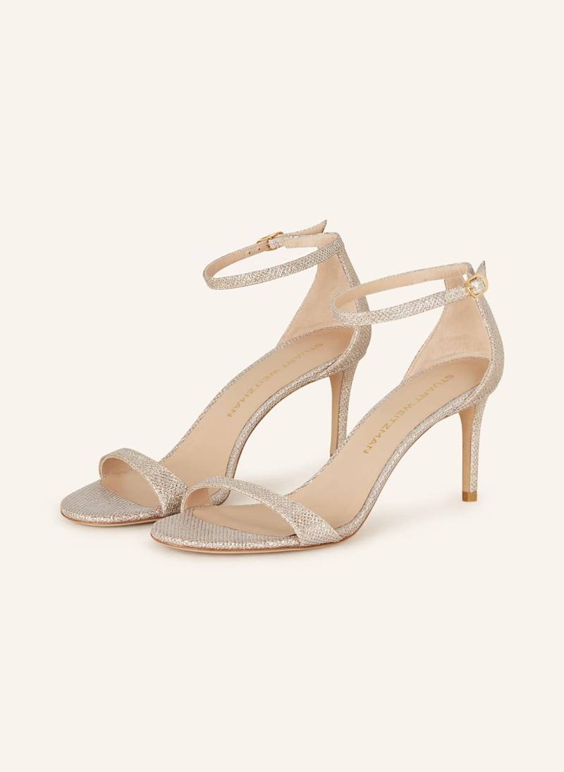 Stuart Weitzman Slingpumps Nudistar gold von Stuart Weitzman