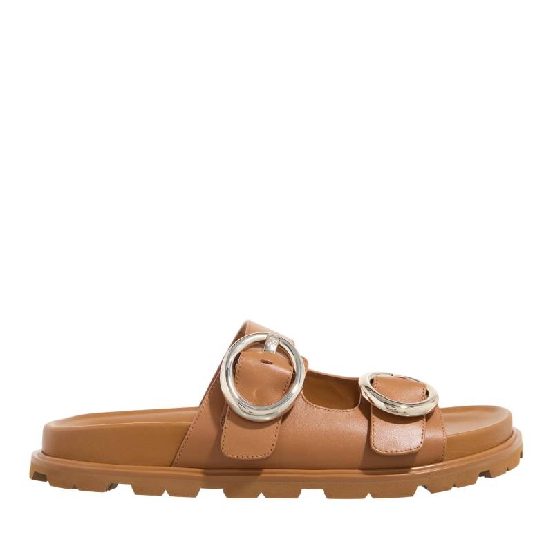 Stuart Weitzman Slipper & Pantoletten - Benni Sport Slide - Gr. 36 (EU) - in Braun - für Damen von Stuart Weitzman