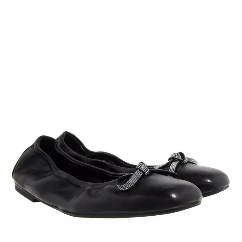 Stuart Weitzman Slipper & Pantoletten - Sw Bow Ballet Flat - Gr. 38 (EU) - in Schwarz - für Damen von Stuart Weitzman