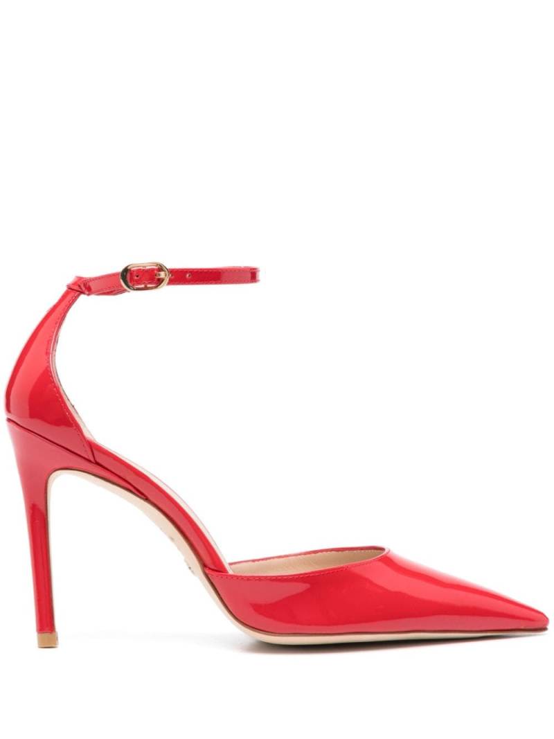 Stuart Weitzman Stuart 100mm leather pumps - Red von Stuart Weitzman