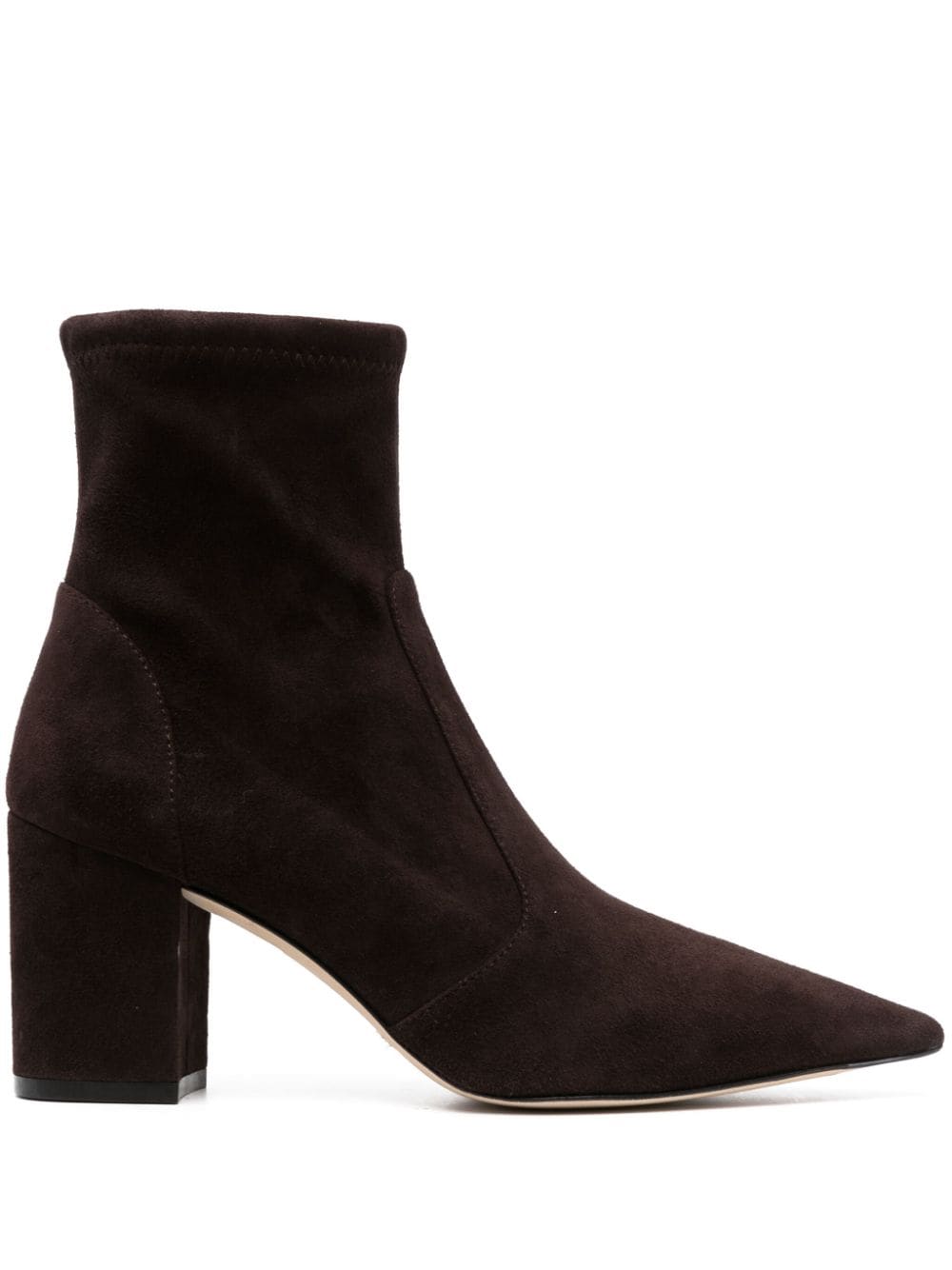 Stuart Weitzman Stuart 75mm suede ankle boots - Brown von Stuart Weitzman