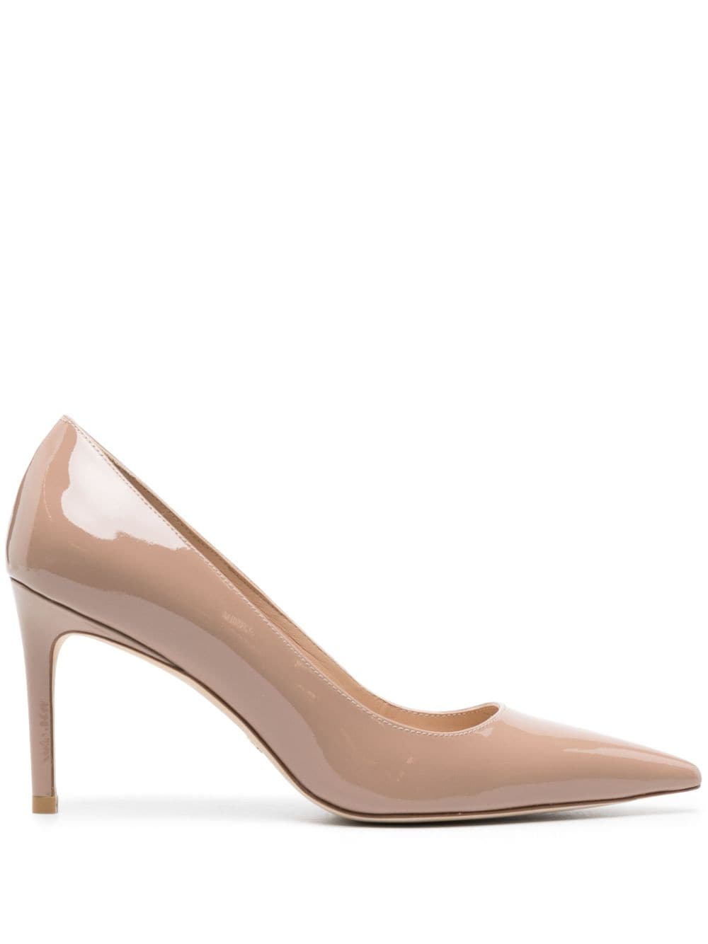 Stuart Weitzman Stuart 85mm patent leather pumps - Neutrals von Stuart Weitzman