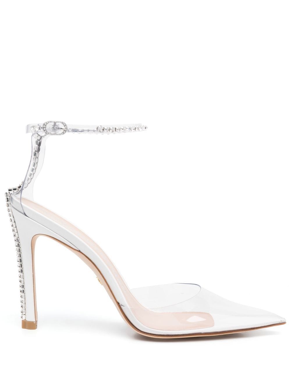 Stuart Weitzman Stuart Glam 115mm pumps - White von Stuart Weitzman