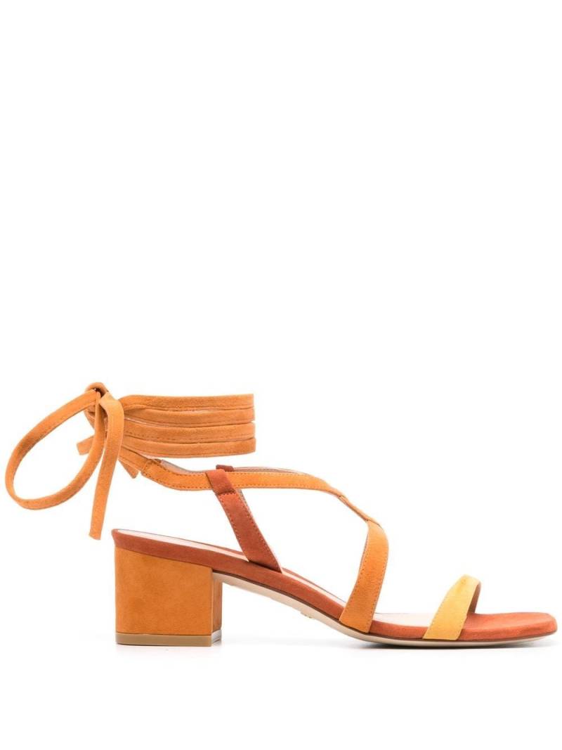 Stuart Weitzman Sue ankle-tied sandals - Orange von Stuart Weitzman