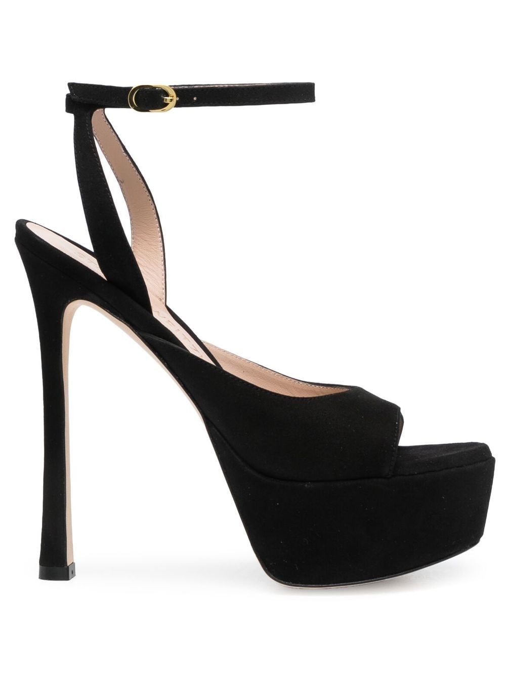 Stuart Weitzman Tia Hollywood 145mm platform sandals - Black von Stuart Weitzman