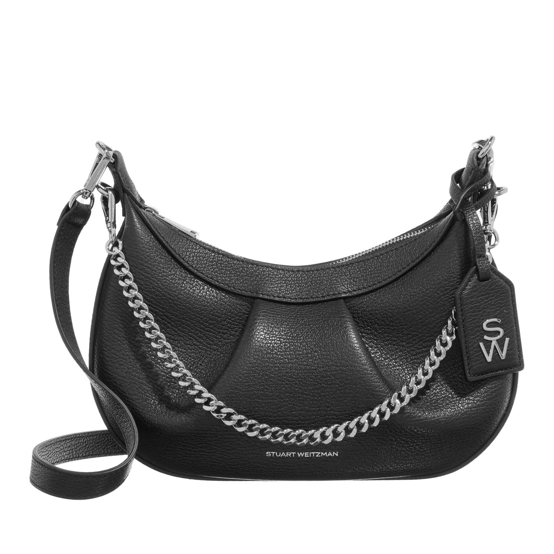 Stuart Weitzman Umhängetasche - Stellar Crescent Bag - Gr. unisize - in Schwarz - für Damen von Stuart Weitzman