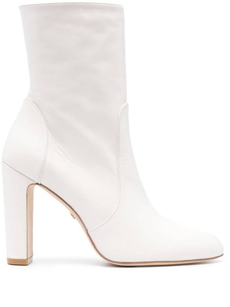 Stuart Weitzman Vida 100mm leather boots - Neutrals von Stuart Weitzman