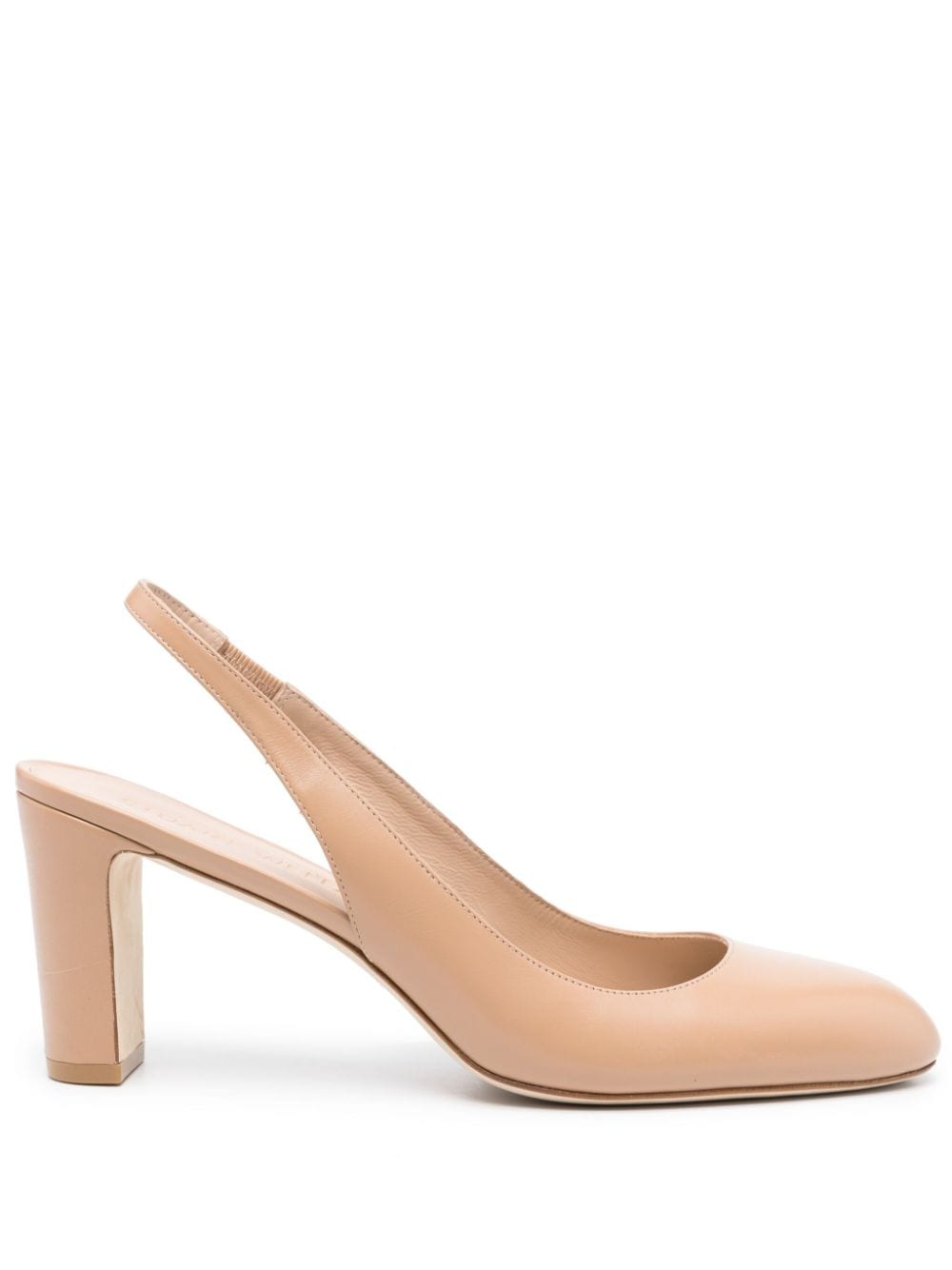 Stuart Weitzman Vida 75mm leather pumps - Neutrals von Stuart Weitzman