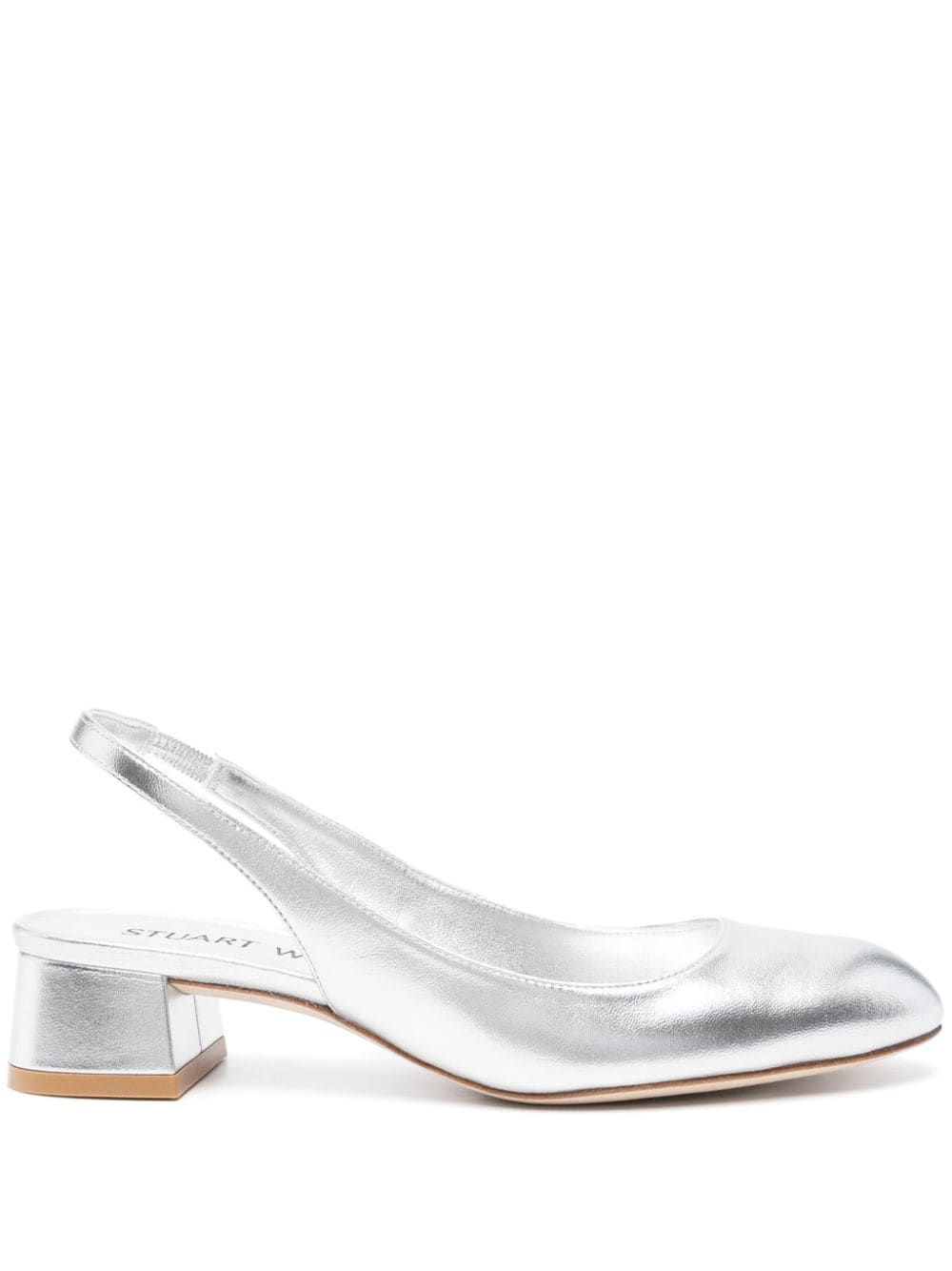 Stuart Weitzman Vivienne 35mm pumps - Silver von Stuart Weitzman