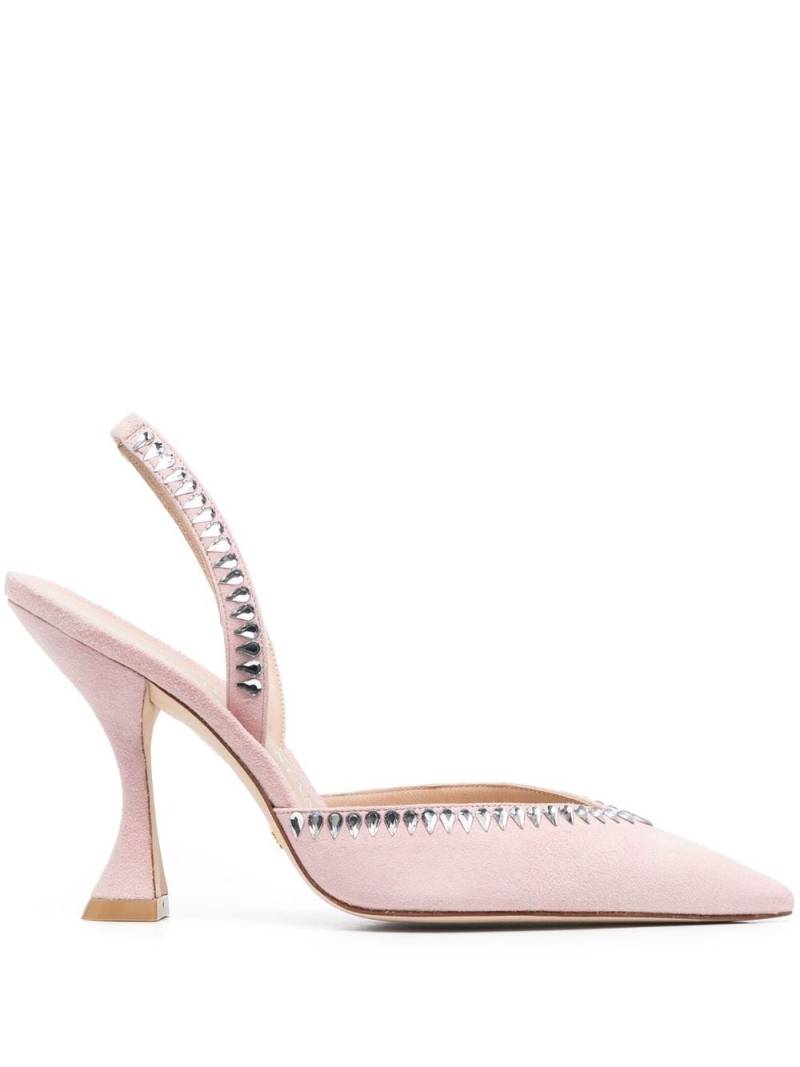 Stuart Weitzman XCurve 100mm singback pumps - Pink von Stuart Weitzman