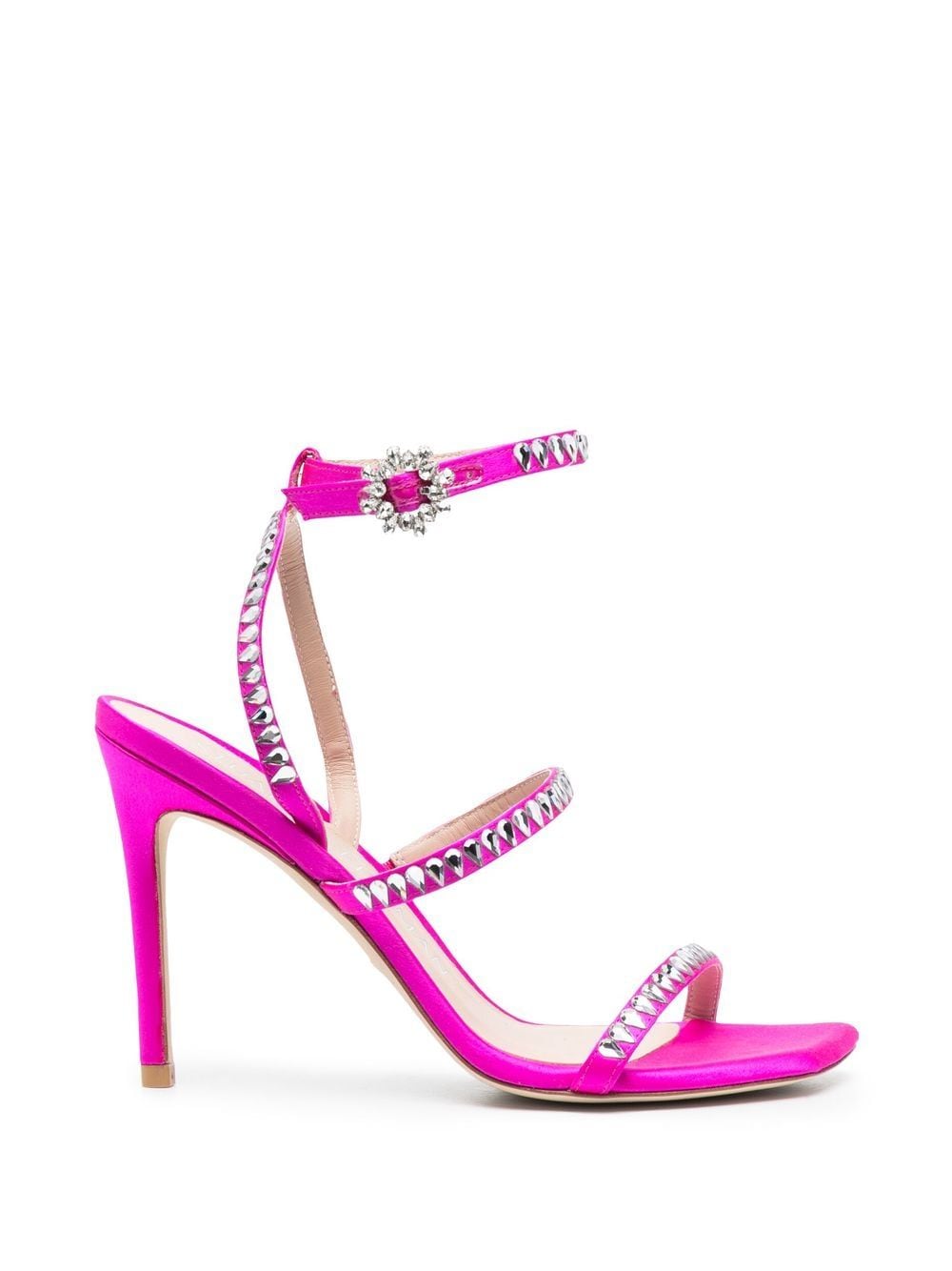 Stuart Weitzman crystal embellished 110mm sandals - Pink von Stuart Weitzman