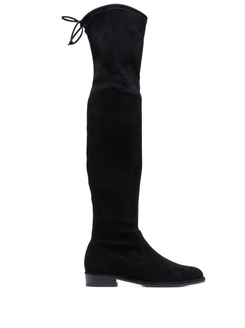Stuart Weitzman tie-fastened thigh high boots - Black von Stuart Weitzman