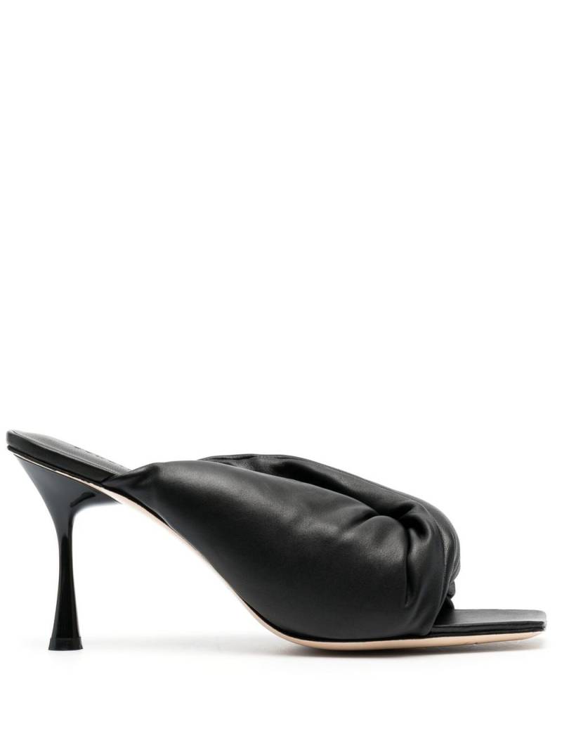 Studio Amelia Croissant 90mm heeled mules - Black von Studio Amelia