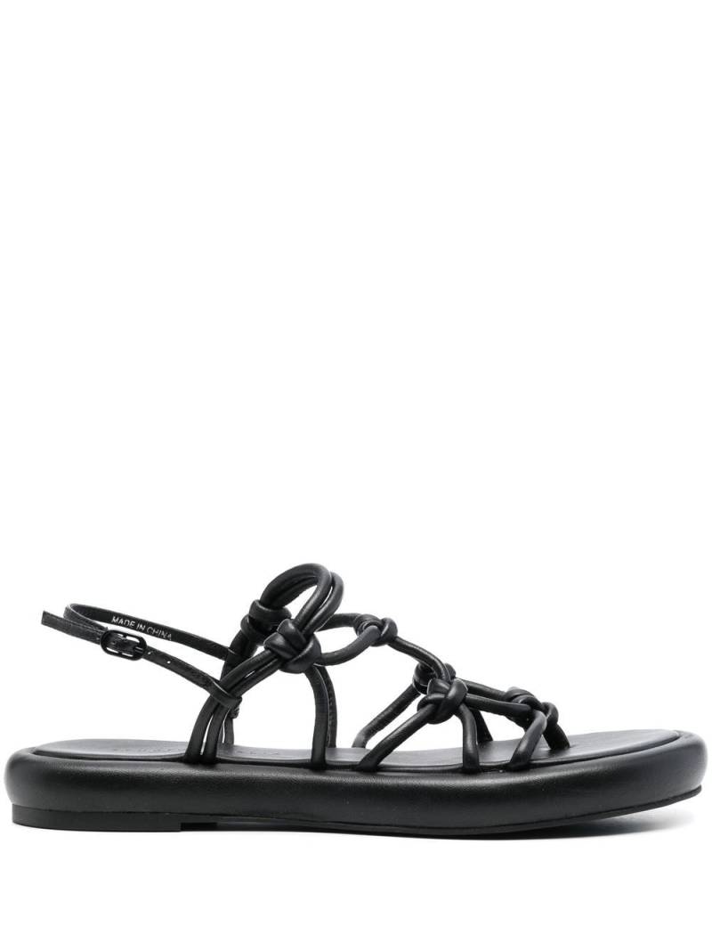 Studio Amelia strappy leather sandals - Black von Studio Amelia