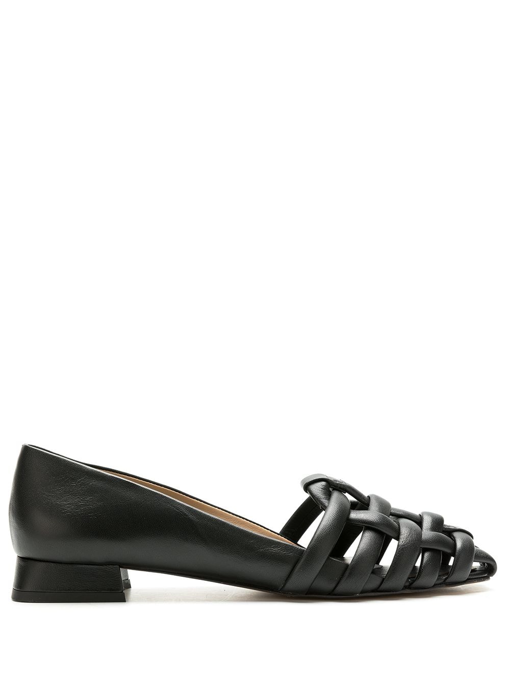 Studio Chofakian Meurice leather ballerina shoes - Black von Studio Chofakian