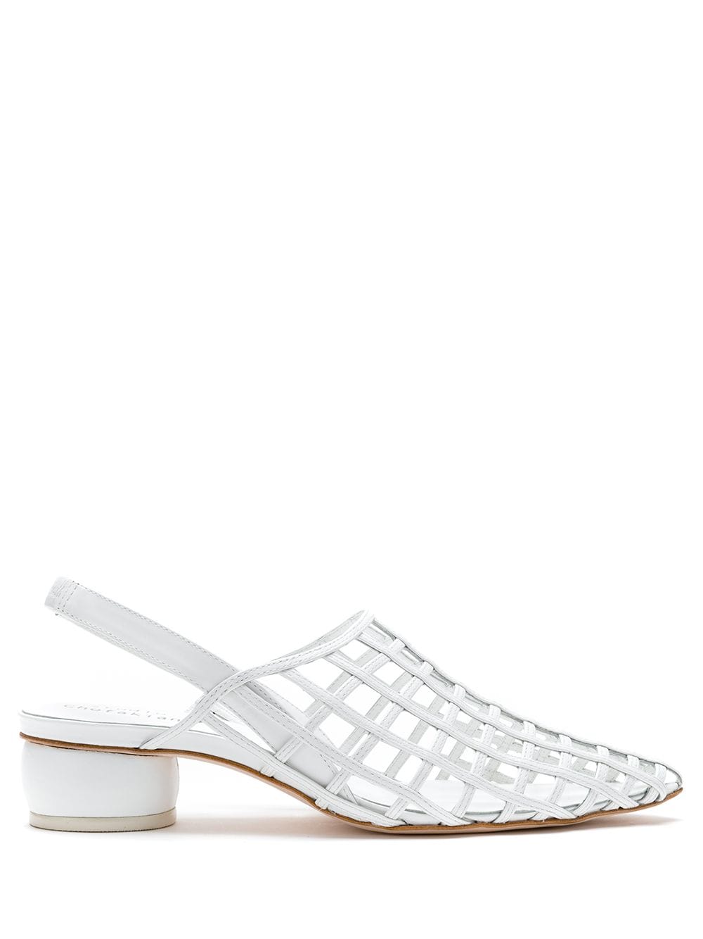 Studio Chofakian Studio 60 leather sandals - White von Studio Chofakian