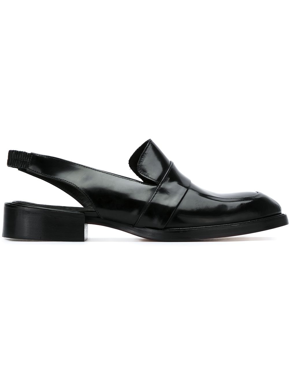 Studio Chofakian slingback loafers - Black von Studio Chofakian