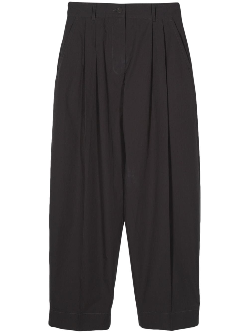 Studio Nicholson Acuna cotton high-waist trousers - Grey von Studio Nicholson