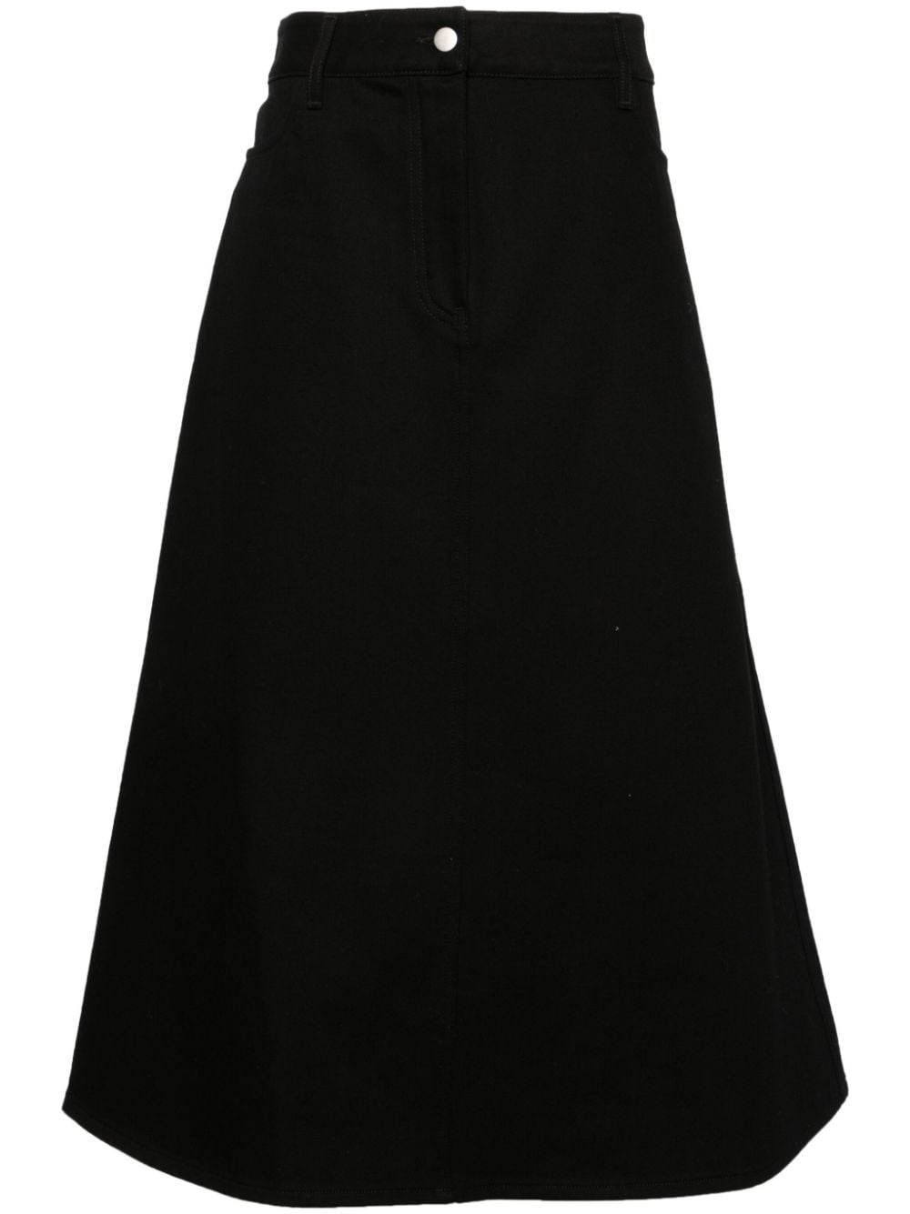 Studio Nicholson Baringo cotton midi skirt - Black von Studio Nicholson