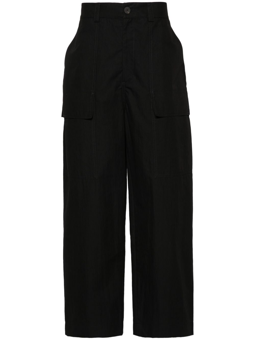 Studio Nicholson gabardine tapered trousers - Black von Studio Nicholson