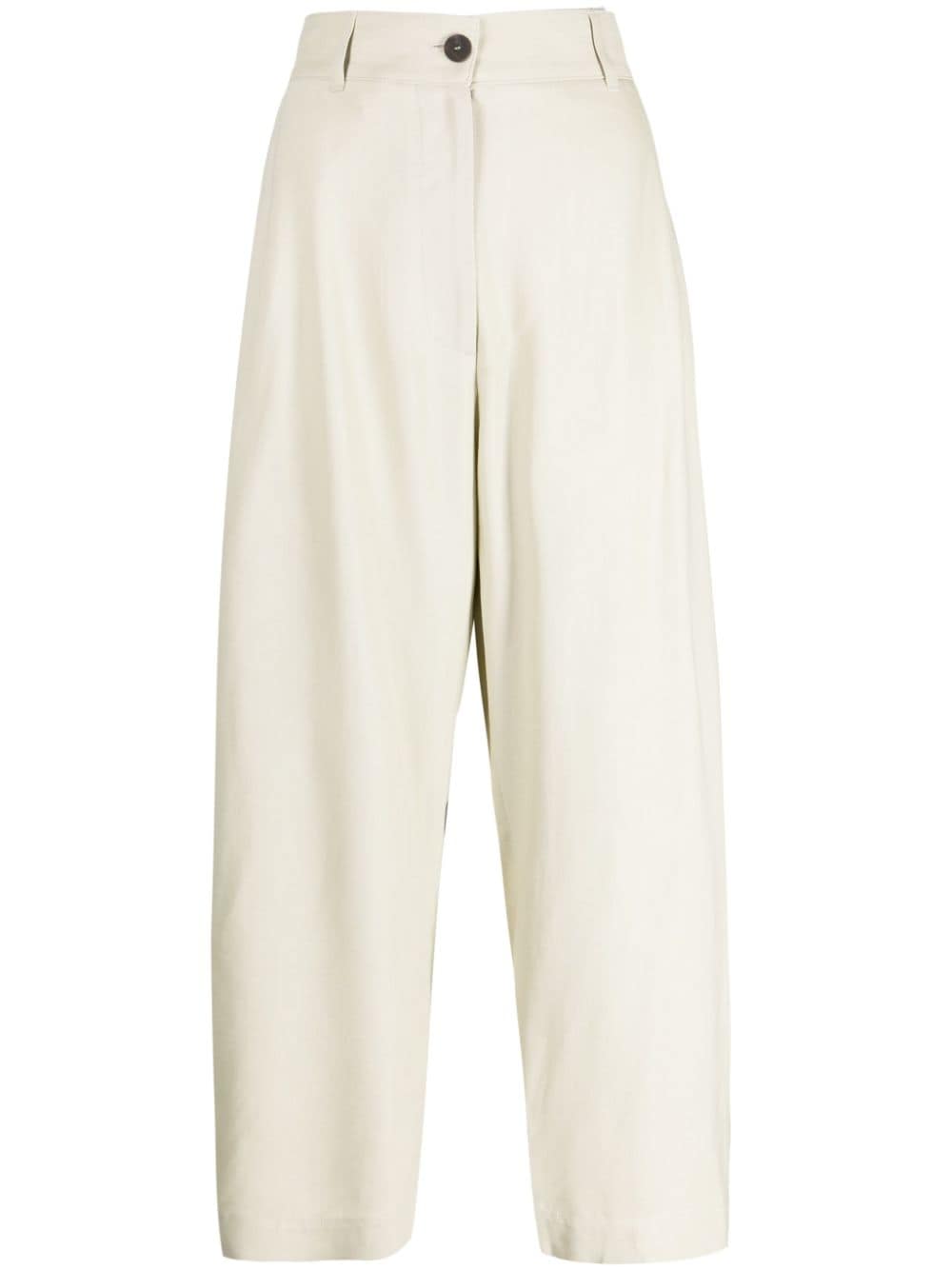 Studio Nicholson high-waist cropped trousers - Neutrals von Studio Nicholson