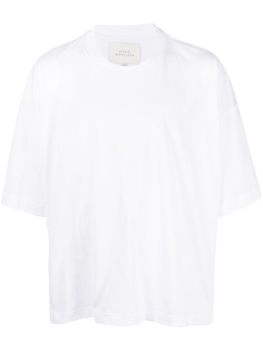 Studio Nicholson short-sleeve cotton T-shirt - White von Studio Nicholson