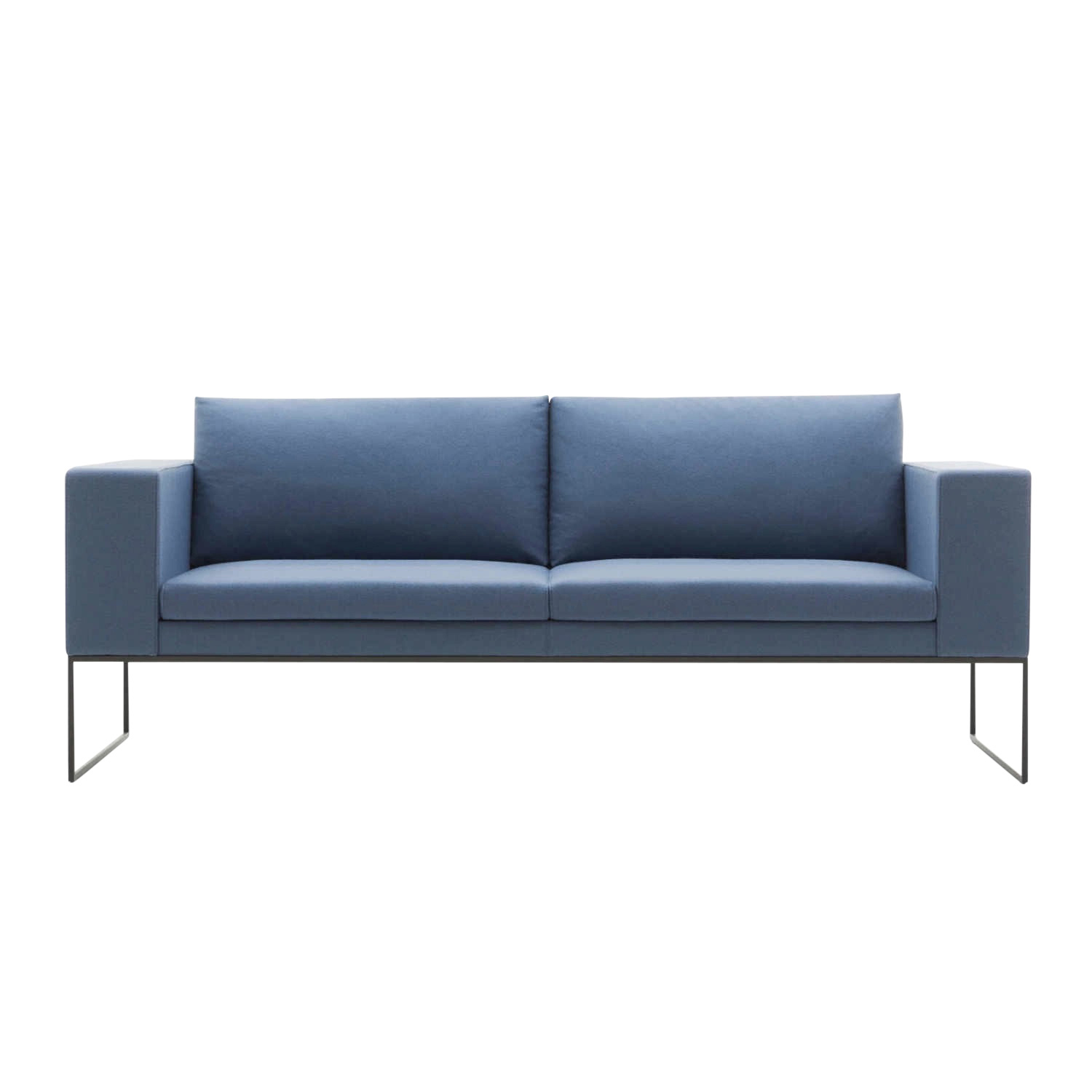 NORA 2er Sofa, Bezug stoff kvadrat, re-wool 458 von Studio by Mobimex
