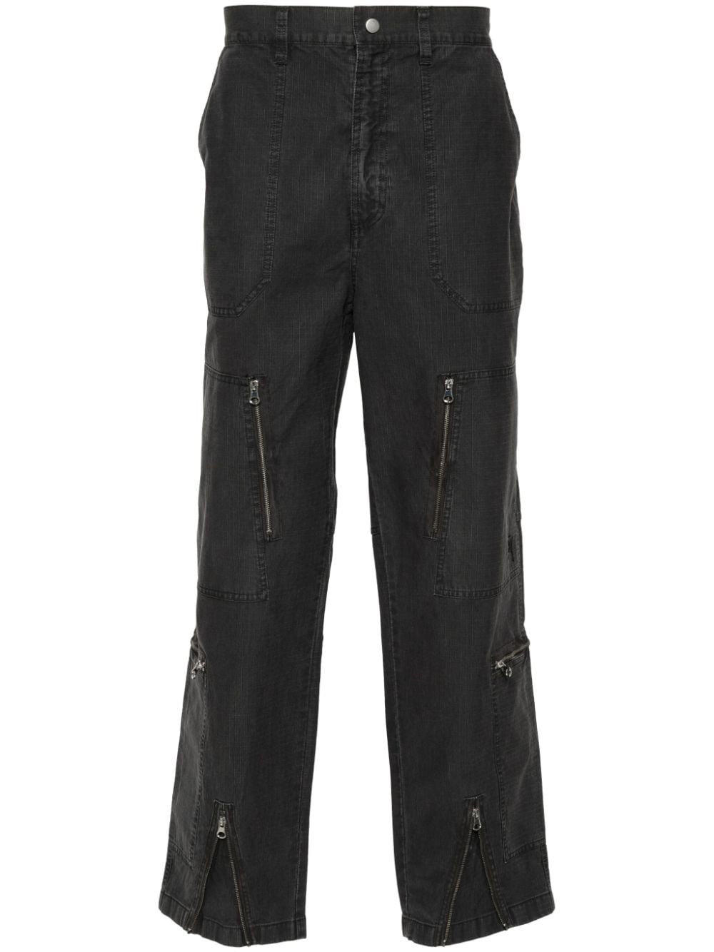 Stüssy NyCo ripstop tapered trousers - Black von Stüssy