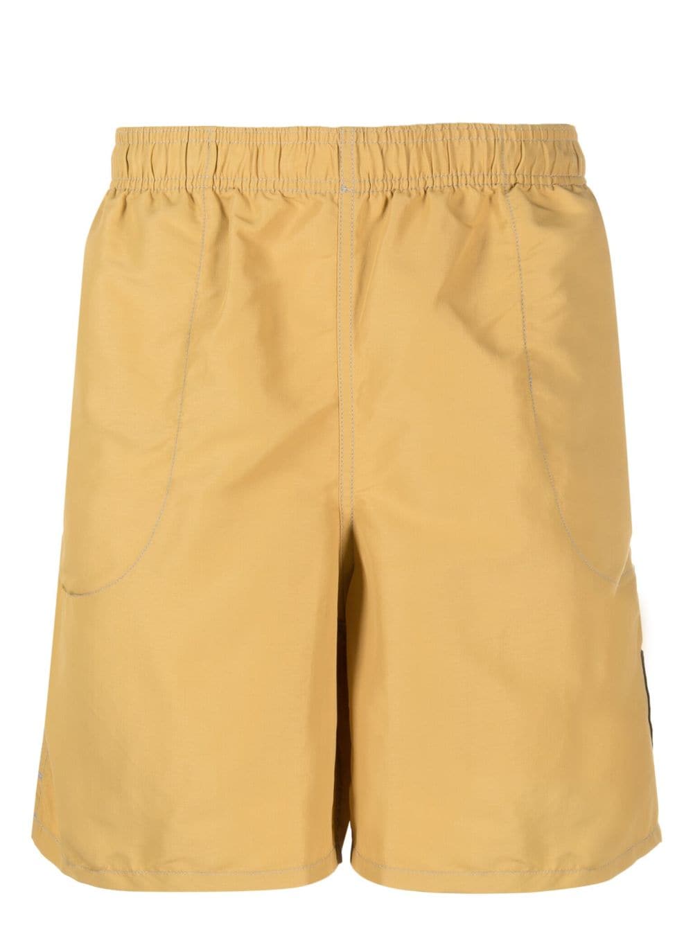 Stüssy Surfman-patch elasticated swim shorts - Yellow von Stüssy