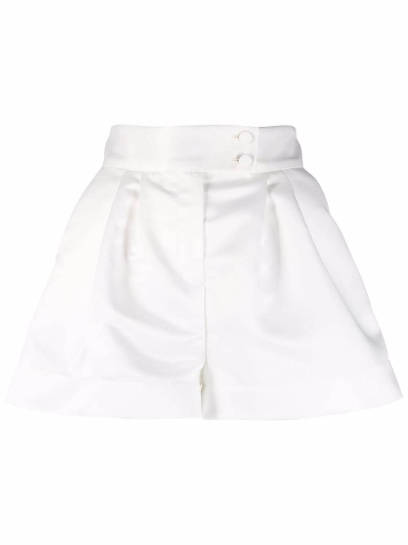 STYLAND pleated tailored shorts - White von STYLAND