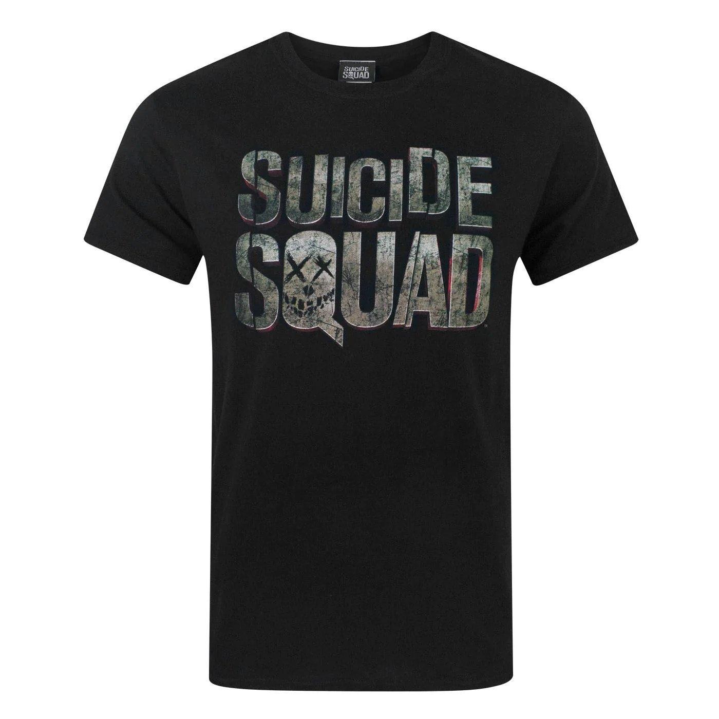 Tshirt Herren Schwarz S von Suicide Squad
