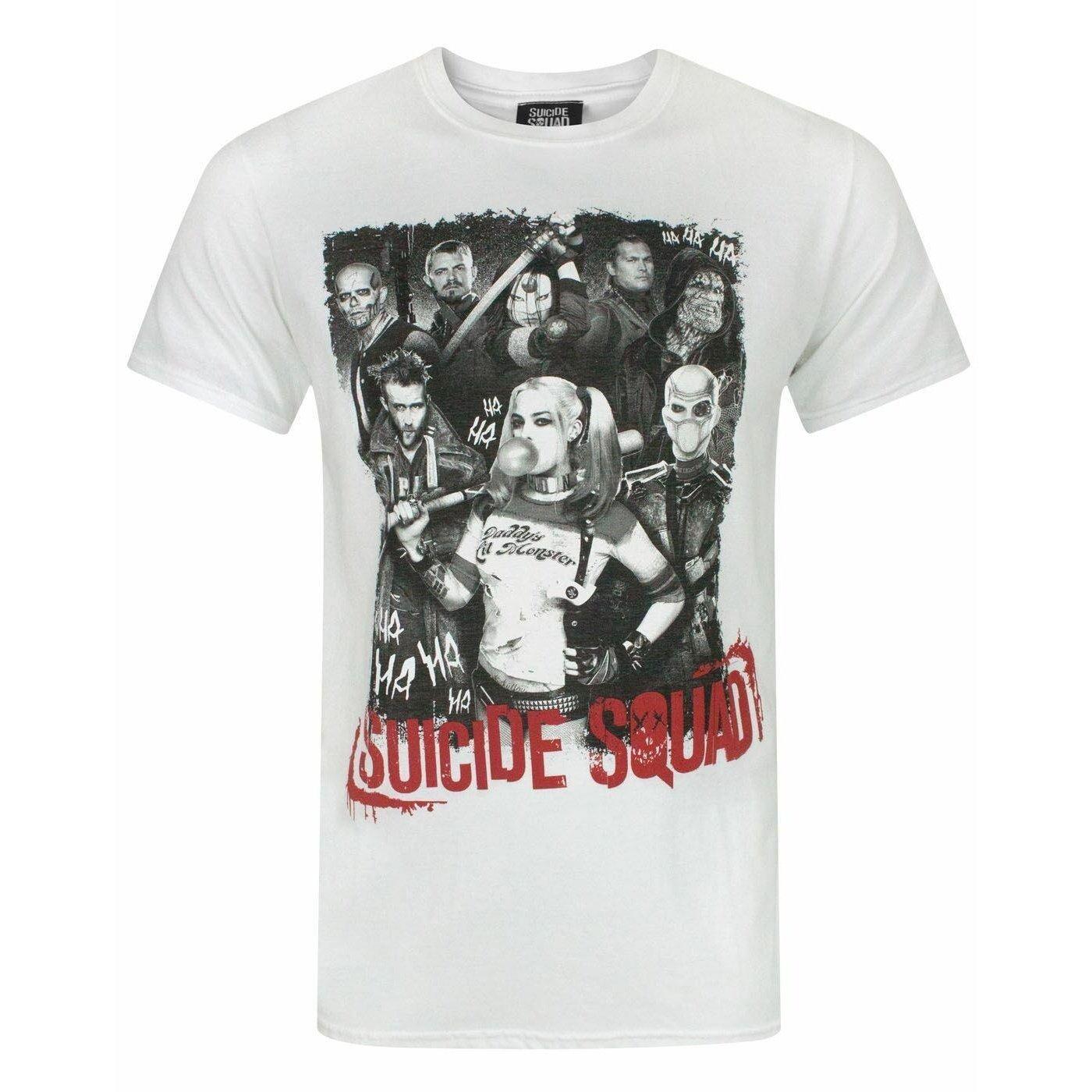 Tshirt Herren Weiss M von Suicide Squad