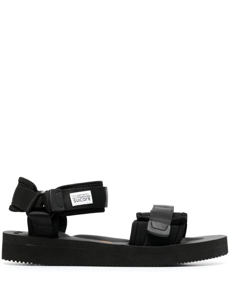 Suicoke Cel-V touch-strap sandals - Black von Suicoke