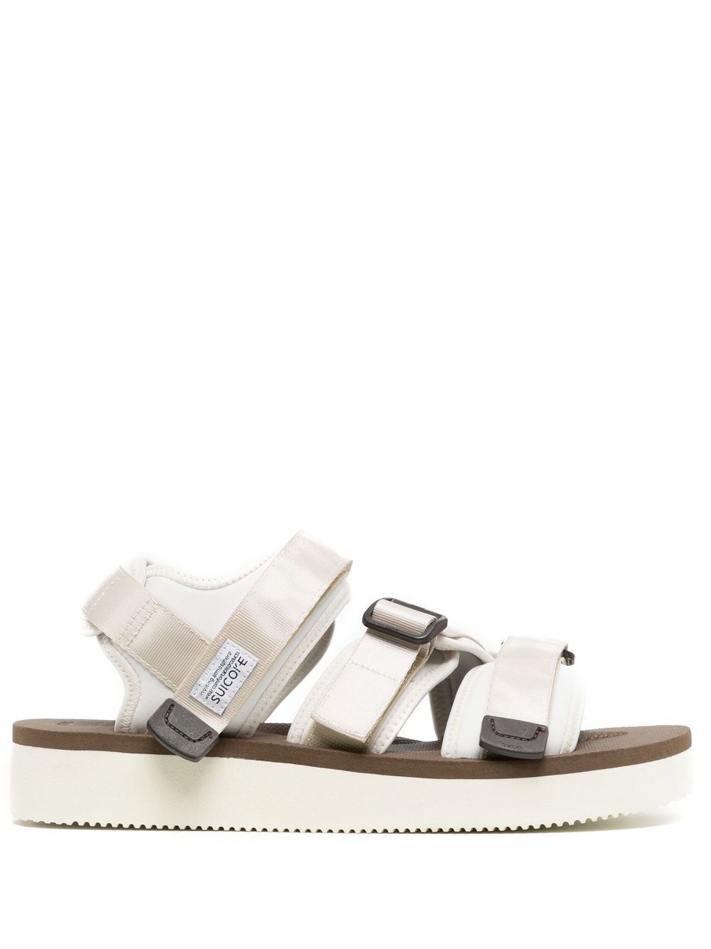 Suicoke Kisee-VPO logo-detail sandals - Brown von Suicoke