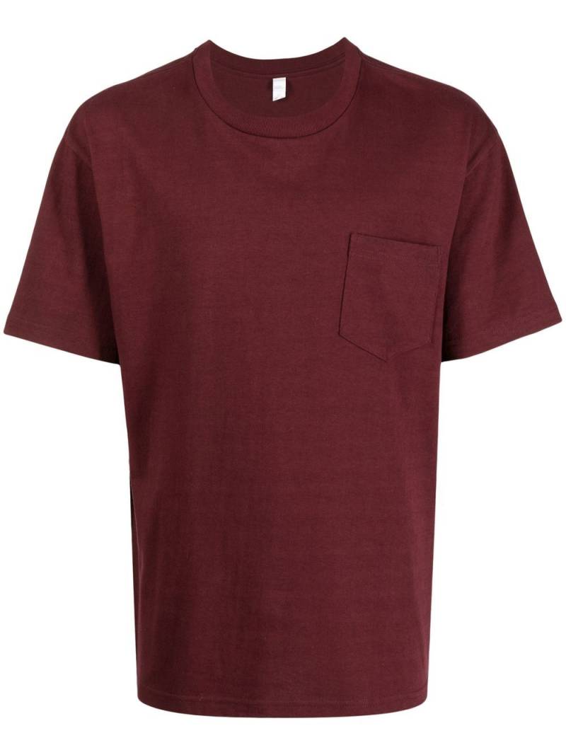 Suicoke Pocket-detail cotton T-shirt - Red von Suicoke
