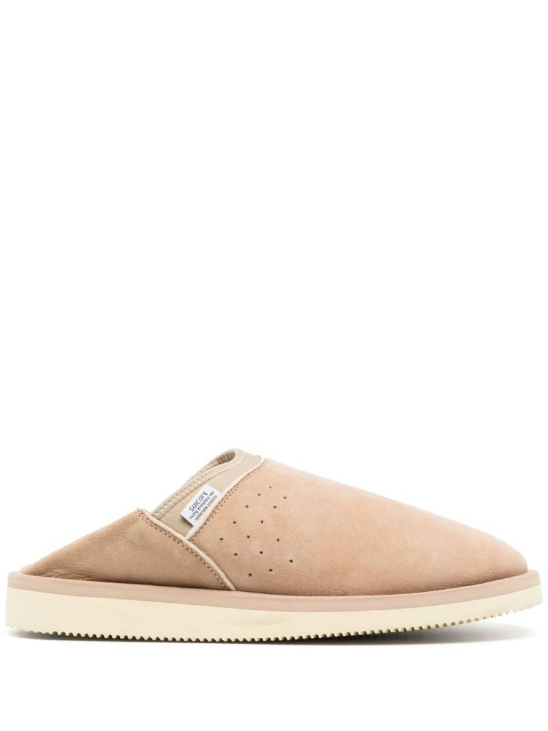 Suicoke RON-M2 suede slippers - Neutrals von Suicoke