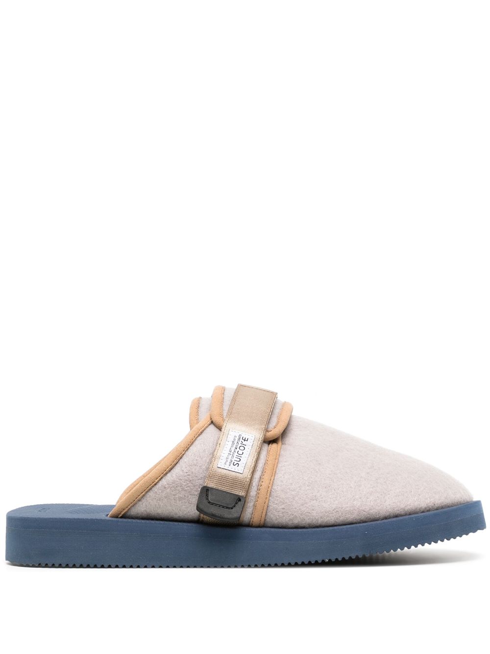 Suicoke Zavo logo-patch slides - Brown von Suicoke