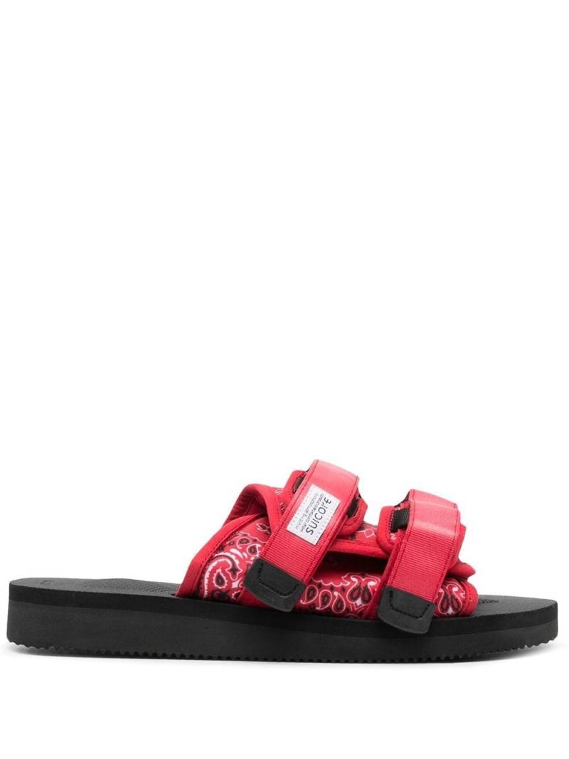 Suicoke double-strap flat sandals - Red von Suicoke