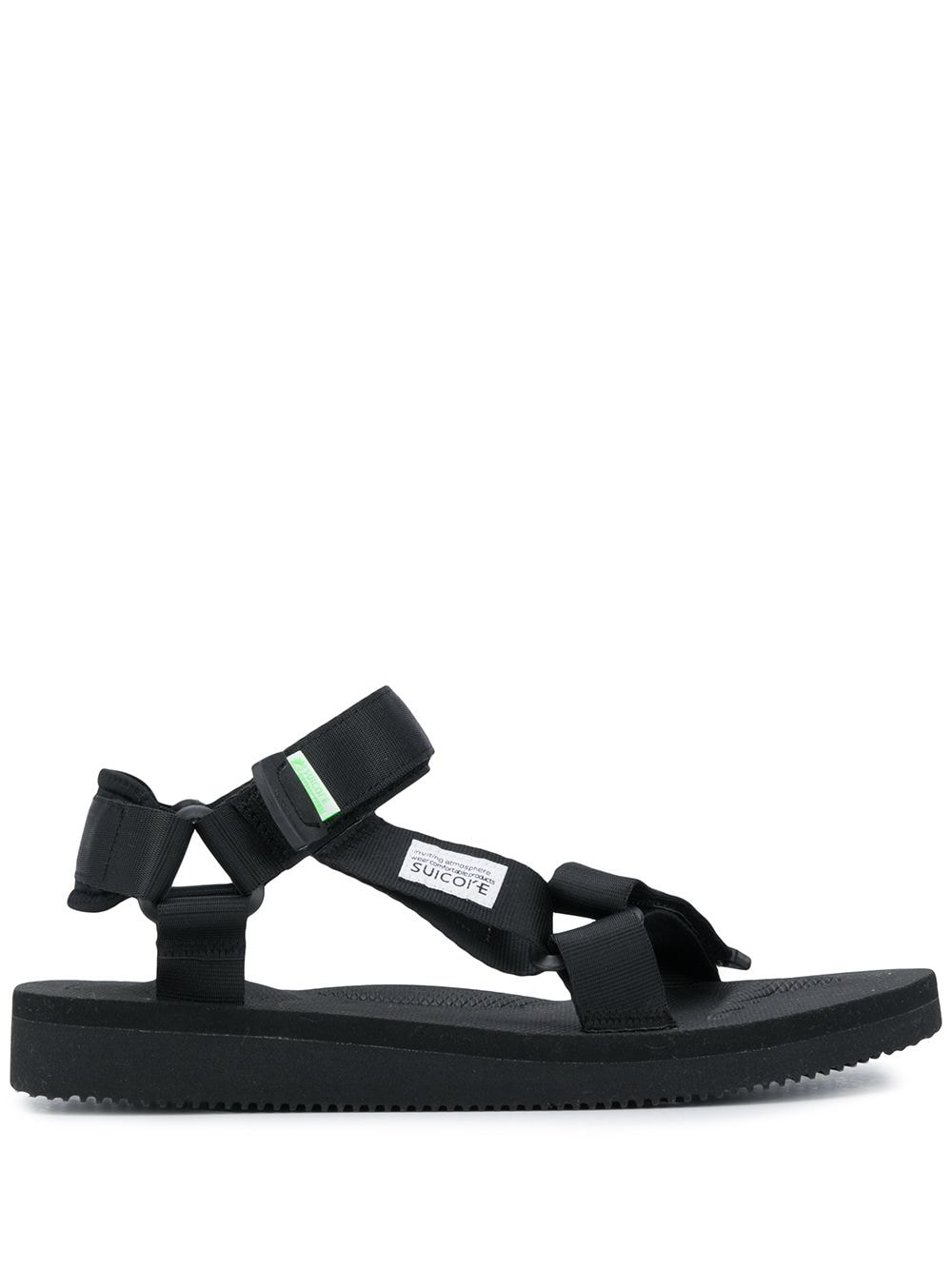 Suicoke open toe ripstop sandals - Black von Suicoke