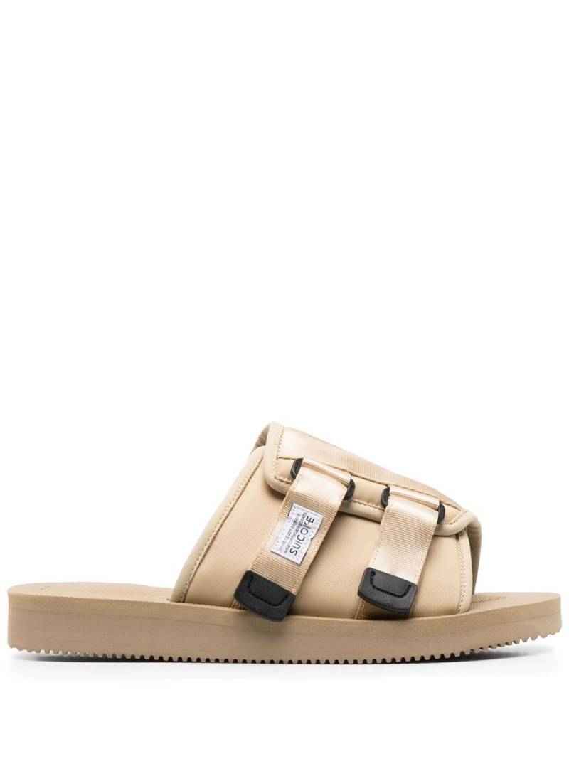 Suicoke KAW-Cab flat slides - Neutrals von Suicoke