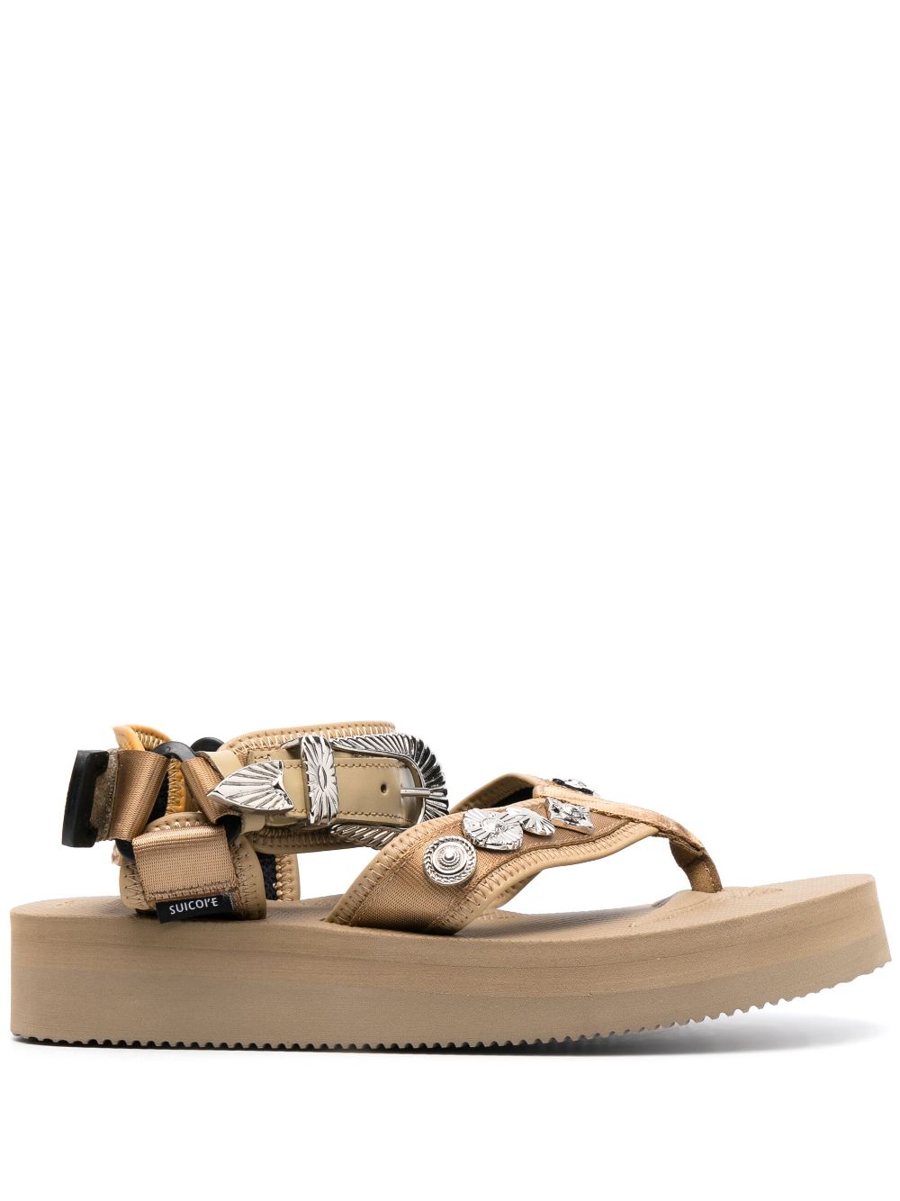 Suicoke stud-embellished sandals - Neutrals von Suicoke