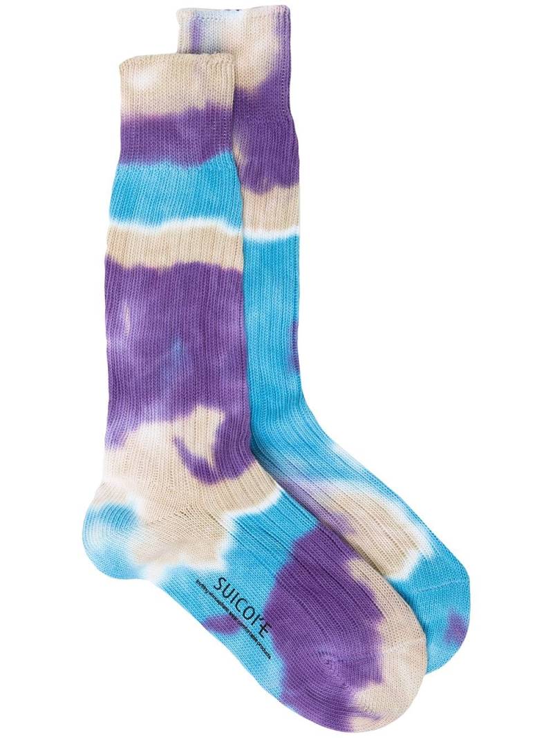 Suicoke tie-dye ankle socks - Multicolour von Suicoke